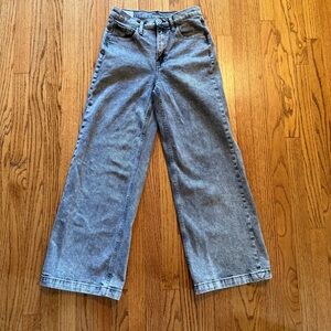 Gap High Rise Stride Wide Leg Jeans